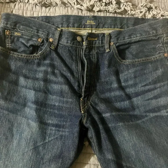 Ralph Lauren Men's Classic Straight Jeans - 36x32 - Picture 2 of 5